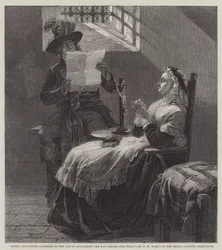 Marie Antoinette Listening to the Act of Accusation the Day Before Her Trial
